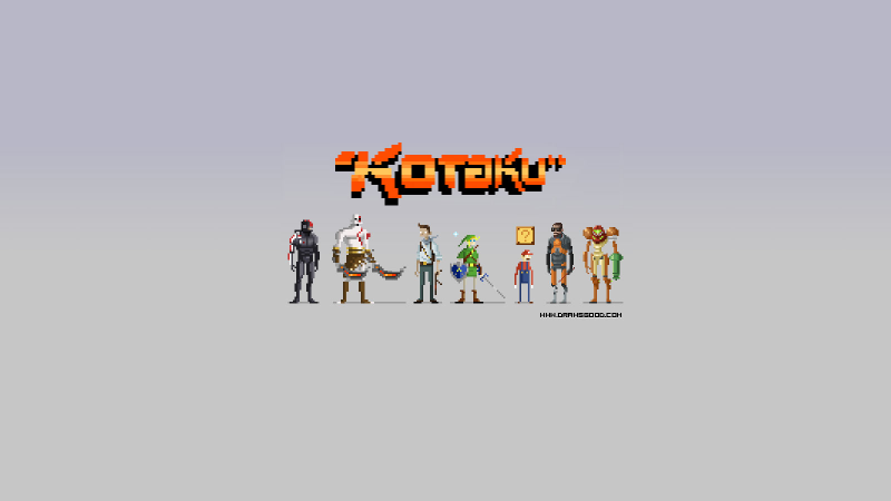 Illustration for article titled Here, Have Some Kickass Kotaku Wallpaper